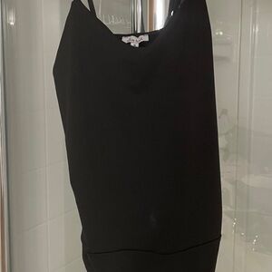 Black Sleeveless Bodysuit